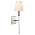 thumbnail image 3 of Wall Sconces Classic Brushed Wall Light Bathroom Vanity Light Fixture with Fabric Shade for Bedroom Living Room Hallway, 3 of 12