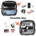 thumbnail image 6 of Penguin Waterproof Oxford Cloth Travel Case for Electronic Devices, USB Organizer, Charger Organizer Travel Case, Phone Cable Organizer - 5.9x9.44x3.14 in, 6 of 6