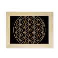 thumbnail image 1 of Shape Geometry Circle Totem Desktop Photo Frame Picture Art Decoration Painting 6x8 inch, 1 of 3