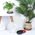 thumbnail image 3 of Plant Saucer, Plant Drip Trays, Plastic Plant Trays for Pots, Flower Pot Drip Trays for Indoors Outdoor, Flower Planters Trays, Terracotta, 6 Packs 8 Inches, 3 of 7