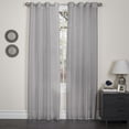 thumbnail image 5 of Kashi Home Holly Solid Semi-Sheer Grommet Single Curtain Panel, 5 of 7