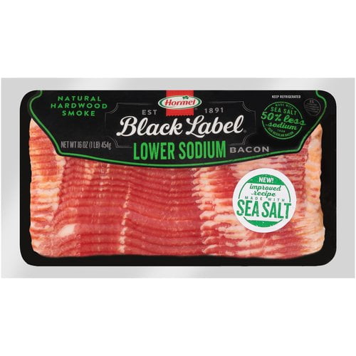 Hormel Black Label Lower Sodium Bacon, 16 oz by Hormel Foods Corp. Meat Products
