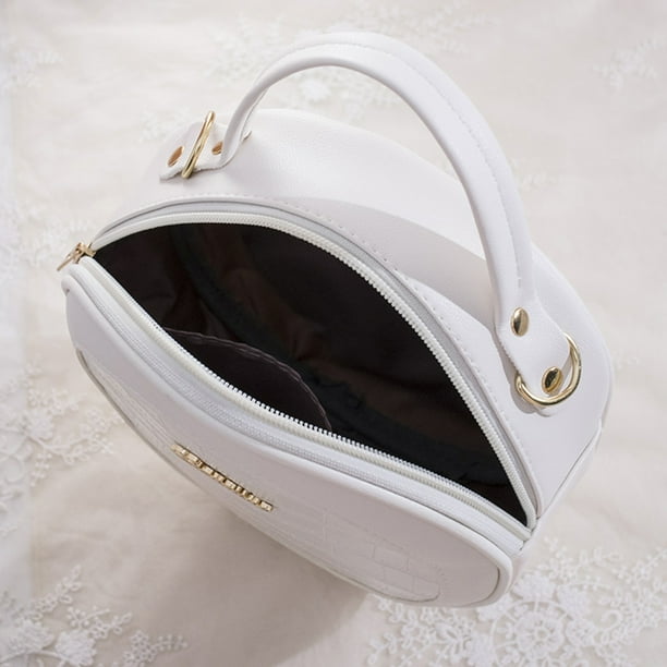 Bolsa cruzado Retro de piel de cocodrilo para mujer, de hombro redondo pequeño para mujer Tmvgtek Para Estrenar