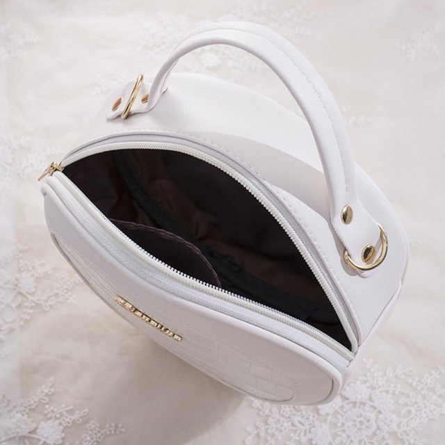 Bolsa cruzado Retro de piel de cocodrilo para mujer, de hombro redondo pequeño para mujer Tmvgtek Para Estrenar