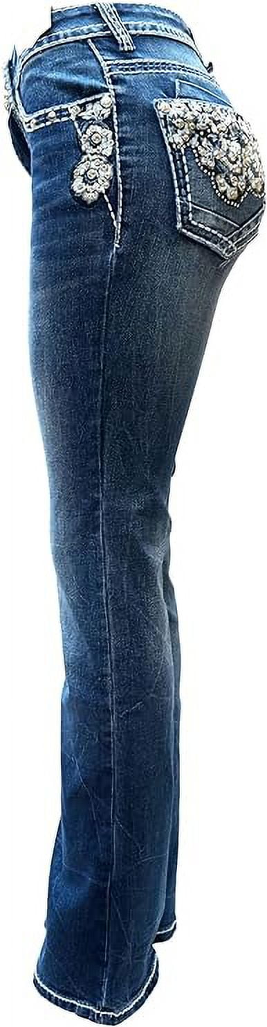 Buy 1826 JEANS /Jack David Jack David/Wax Jeans L,Square Womens Plus Size  Stretch Distressed Ripped Blue Skinny Denim Jeans Online at desertcartKUWAIT