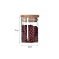 thumbnail image 2 of Glass Pantry Storage Jars, Dienrx Large Glass Jar with Airtight Lid, Canisters for Sugar, Coffee, Tea, Spice, Flour, Candy Cookie, Cereal, 2 of 2