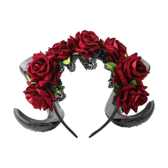 Diadema con corona de flores, accesorios para la cabeza, suministros artesanales, diadema de moda para mujer, guirnalda para el cabello para