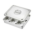 thumbnail image 3 of DOLITY Food Chafer Buffet Chafer Set Rectangular Catering Party Catering Buffet Set Hot 6 Compartments, 3 of 9