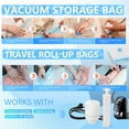 thumbnail image 4 of Farest Bolsa de 10 Bolsas de Almacenamiento Al Vacío XXL Jumbo con Bomba de Aire Eléctrica, Bolsas Que Ahorran Espacio, Compresión para Edredones y Mantas, Edredones, Almohadas, Viajes (47,2 X 35 Pulgadas), 4 of 8
