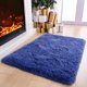 thumbnail image 2 of Alfombra Noahas 51x76 cm Shaggy Azul Marino Antideslizante de Peluche, 2 of 8