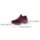 thumbnail image 5 of 1 par de zapatos deportivos de suela gruesa para mujer, zapatos con colchón de aire, zapatos transpirables, 5 of 5