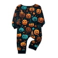 thumbnail image 4 of Matching Family Halloween Pajamas Set - 2026 Cute Ghost & Pumpkin Print Two-Piece Sleepwear Pjs - Family Matching Pajamas Soft Holiday Jumpsuit Loungewear for Family, 4 of 4