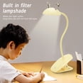 thumbnail image 4 of Clamp Touch Lampe de Table, ABS Col de Cygne Pliable LED Clip sur la Lampe pour Dortoir, 4 of 8