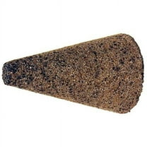 Pferd Cones and Plugs, Type 17, 2 in dia, 5/8 in Arbor, 16 Grit Aluminum Oxide - 1 EA (419-61859)