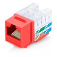 thumbnail image 1 of Everest Media Solutions RJ45 Cat6/5e Key Jack - 110-Type Modular Female Connectors | Compatible with Speed, 1 of 5