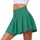 thumbnail image 1 of Pantalones Cortos de Yoga SCZ para Mujer Falda Ligera de Cintura Alta con Bolsillos Verde L, 1 of 4