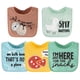 thumbnail image 4 of Set de baberos unisex para bebés The Peanutshell de 10 a 100% algodón, 4 of 6