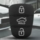 thumbnail image 4 of Almohadilla Goma 3 Botones para Kia Flip Carcasa Llave Coche Remota (con Letra), 4 of 7