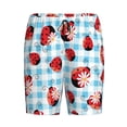 thumbnail image 4 of Easygdp Flowers and Lady Bugs Men's Short Pajama Pants, Sleep Shorts, Household Pants, Casual Pants with Pockets - X-Large, 4 of 9