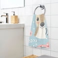 thumbnail image 6 of Cotton Bath Towels Soft Face Towel Absorbent Quick Dry Hello Deer Face 16"x28" 2 Pack, 6 of 8