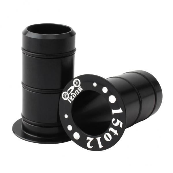 Adaptador de Asiento de conversión Zulema 15 Mm a 12 Mm para eje de tubo Delantero de bicicleta