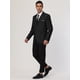 thumbnail image 4 of Blazer Lars Amadeus Slim Fit para hombre traje de un botón Negro L, 4 of 6