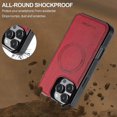 thumbnail image 4 of LC.IMEEKE L5 For iPhone 16 Pro Magnetic Phone Case Leather Back Cover with Detachable Card Holder -, 4 of 5