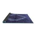 thumbnail image 2 of Ahgly Company Indoor Square Persian Blue Traditional Area Rugs, 6' Square, 2 of 4