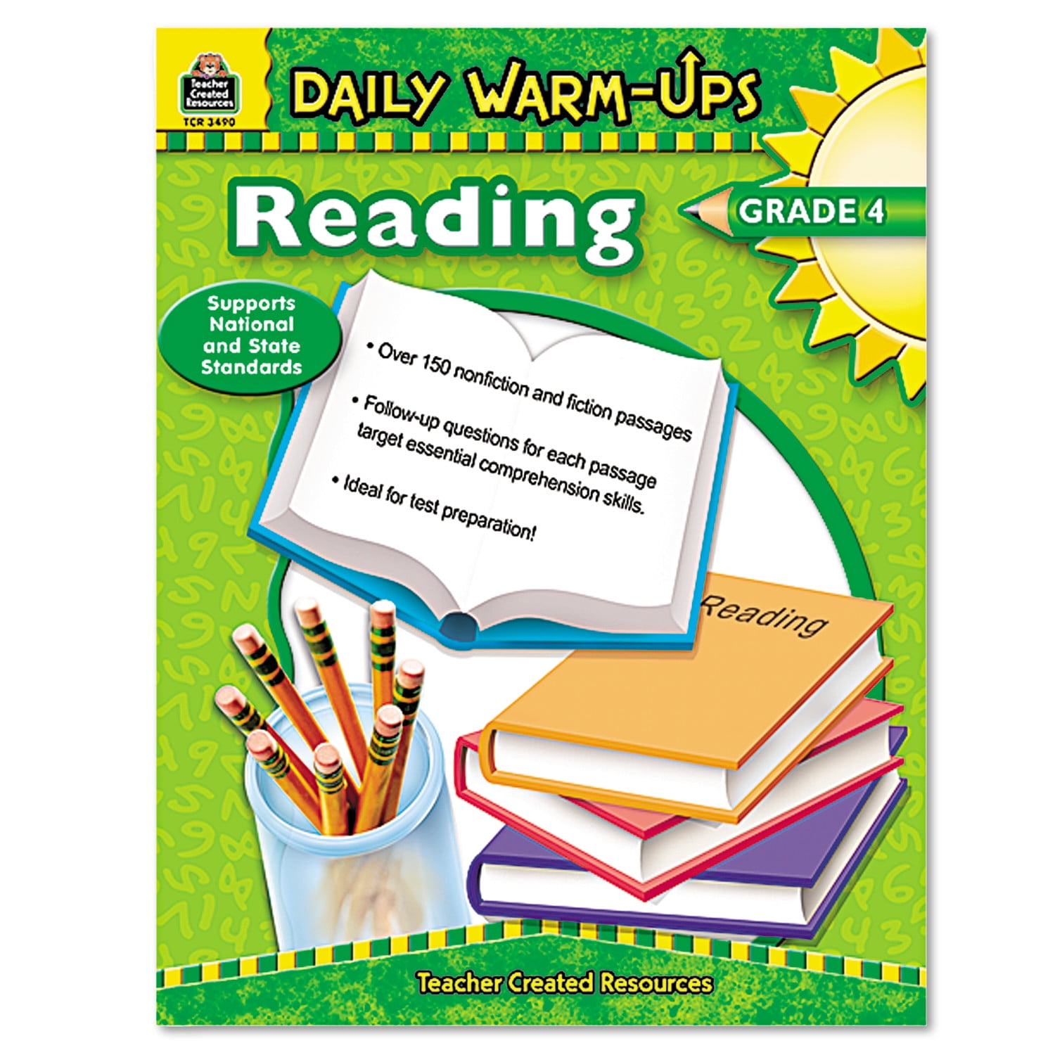 Teacher Created Resources Daily WarmUps Reading, Grade 4, Paperback