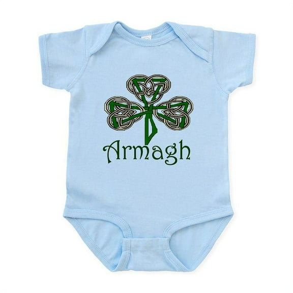 CafePress - Armagh Shamrock Infant Bodysuit - Baby Light Bodysuit, Size Newborn - 24 Months