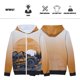 thumbnail image 3 of Sudadera con capucha de sublimación para hombre, suéter con estampado DIgital, bordado OEM, Unisex, personalizado, con cremallera completa, WW16, venta al por mayor, 3 of 5