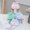 thumbnail image 2 of LLavero de peluche de gato de 4 colores para niños, juguete de felpa de 10CM, lindo llavero suave de Anime Kawaii, colgante de muñeca de peluche para niña, regalo para niños, 2 of 4