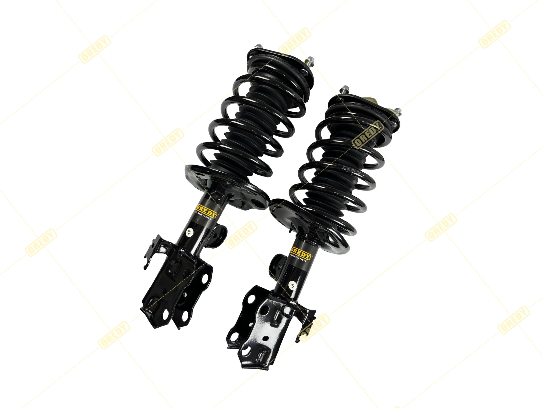 OREDY Front Pair Struts & Coil Spring Assembly Replacement for 2010 2011 2012 2013 2014 2015 Toyota Prius - 172689 172688
