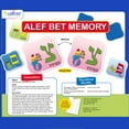 thumbnail image 2 of Aviv Judaica Juego educativo de memoria Alef Bet para niños Juego de alfabetos de enseñanza hebrea Juego de cartas judaicas para niños Juego de cartas Alef Bais, 2 of 2