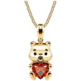 thumbnail image 2 of Cadenas y Dijes BearNeck01 1 Pza Collar Oso/Corazón Dorado/Rojo Metal. High Monaco MXBRK-001, 2 of 4