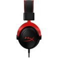 thumbnail image 3 of HyperX Cloud II - Gaming Headset, 7.1 Surround Sound, Memory Foam Ear Pads, Durable Aluminum Frame, Detachable Microphone, Works with PC, PS5, PS4, Xbox Series X|S, Xbox One – Red, 3 of 9