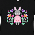 thumbnail image 4 of Inktastic Easter Scandinavian Bunny with Flowers Boys or Girls Toddler T-Shirt, 4 of 5