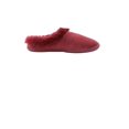 thumbnail image 4 of Charter Club Women's Microfiber Velour Boot with Faux Fur Slippers Small Tibetan Red, 4 of 4