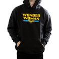 thumbnail image 3 of DC Comics Mens Wonder Woman Text Logo Hoodie, 3 of 5