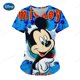 thumbnail image 1 of Minnie Mouse Tops Pocket Woman Clothes Summer T-shirt Mickey Hospital T-shirts Disney Nurse Uniform Top Women 2023 V Neck TeesM Gao Jinjia LED, 1 of 2