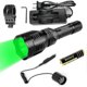thumbnail image 1 of Flashlight Green Light Super Powerful 2000 Lumens Tactical Torch Remote Rechargeable Waterproof Hunting Torch For Camping Mountaineering Hiking-AH, 1 of 4