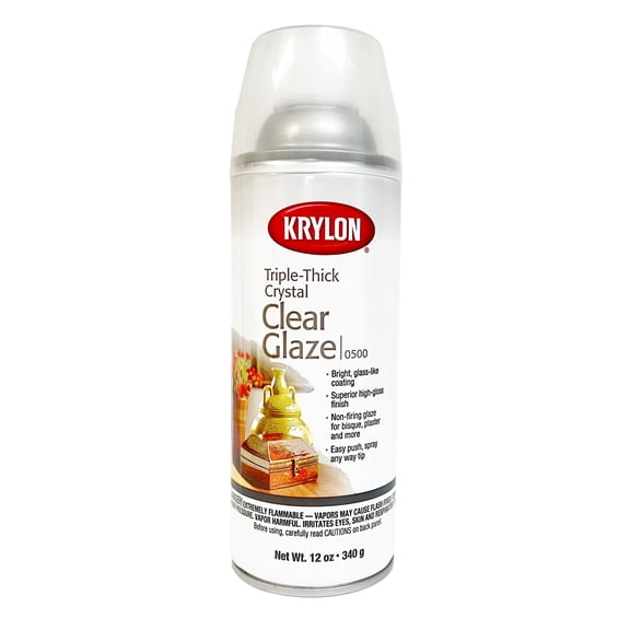 Krylon® Triple Thick Crystal Clear Glaze 11 oz. Aerosol Spray (Pkg/3)