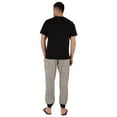 thumbnail image 4 of Inkmeso 2Pc Pajama Set For Men's Short Sleeve Tshirt w/ Pajamas Sleepwear Nightwear Pj Set, 4 of 7