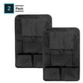 thumbnail image 5 of Stalwart Car Backseat Organizer 2-Pack - Backseat Tablet Holder, Space Saver with Pockets, Black, 5 of 9