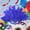 Blue, variant on Unisex Glitter Feather Masquerade Eye Mask | Carnival Costume Accessory for , Mardi Gras - Matte Colorful Feathers
