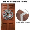 thumbnail image 5 of Adjustable Over Door Wreath Hanger for Front Door, 15.3"-25.5" Adjustable Length - Nickel, 5Pcs, 5 of 5