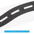 thumbnail image 4 of Uxcell 33ft Tape Car Track Tape Traffic Washi Tape Highway Train for DIY Craft Style 5, Black, 4 of 5