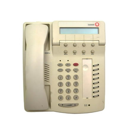 Lucent Phone Speaker - 6408D+ 108163973 Genuine Original Lucent Avaya White Phone Unit AND Handset Networking Phones / Telephones - Used Very Good