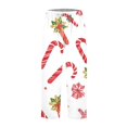 thumbnail image 4 of Women's Fashion Christmas Snowflakes Print Casual Pants with Drawstring Elastic Waist and Pockets, Comfortable Full Length Trousers for Winter Casual Wear,White,XL, 4 of 6