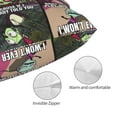 thumbnail image 5 of Invader Zim Pillowcase Cushion Pillow Covers With Hidden Zipper Pillow Case Decor For Bed Dorm Sofa Couch Car 20"x30", 5 of 8